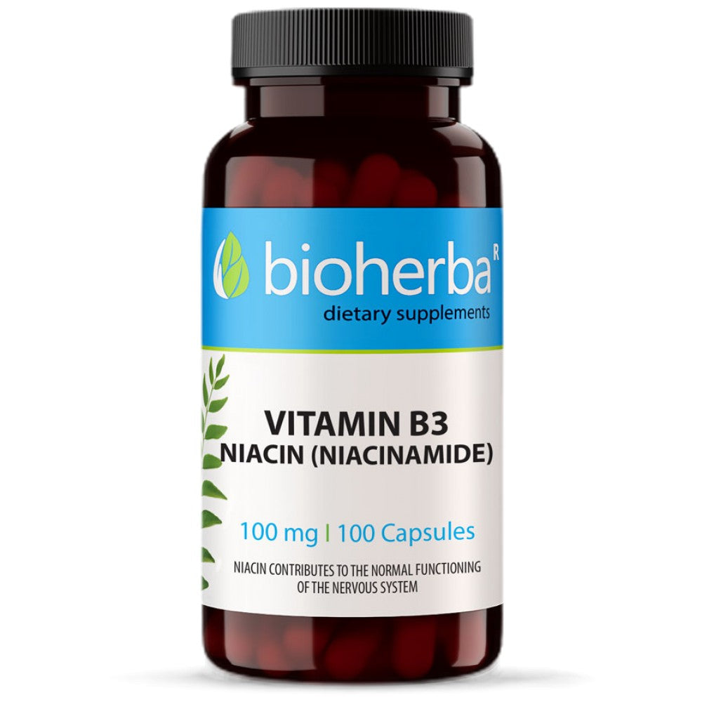 Bioherba Vitamin B3 Niacin 100 mg - Витамин Б3 (Ниацин)