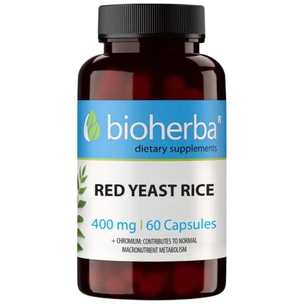Bioherba Red Yeast Rice 400 mg - Червен ферментирал ориз 400 mg