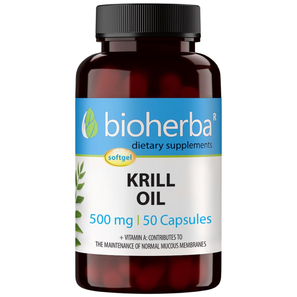 Bioherba Krill Oil 500 mg - Крилово масло 500 mg