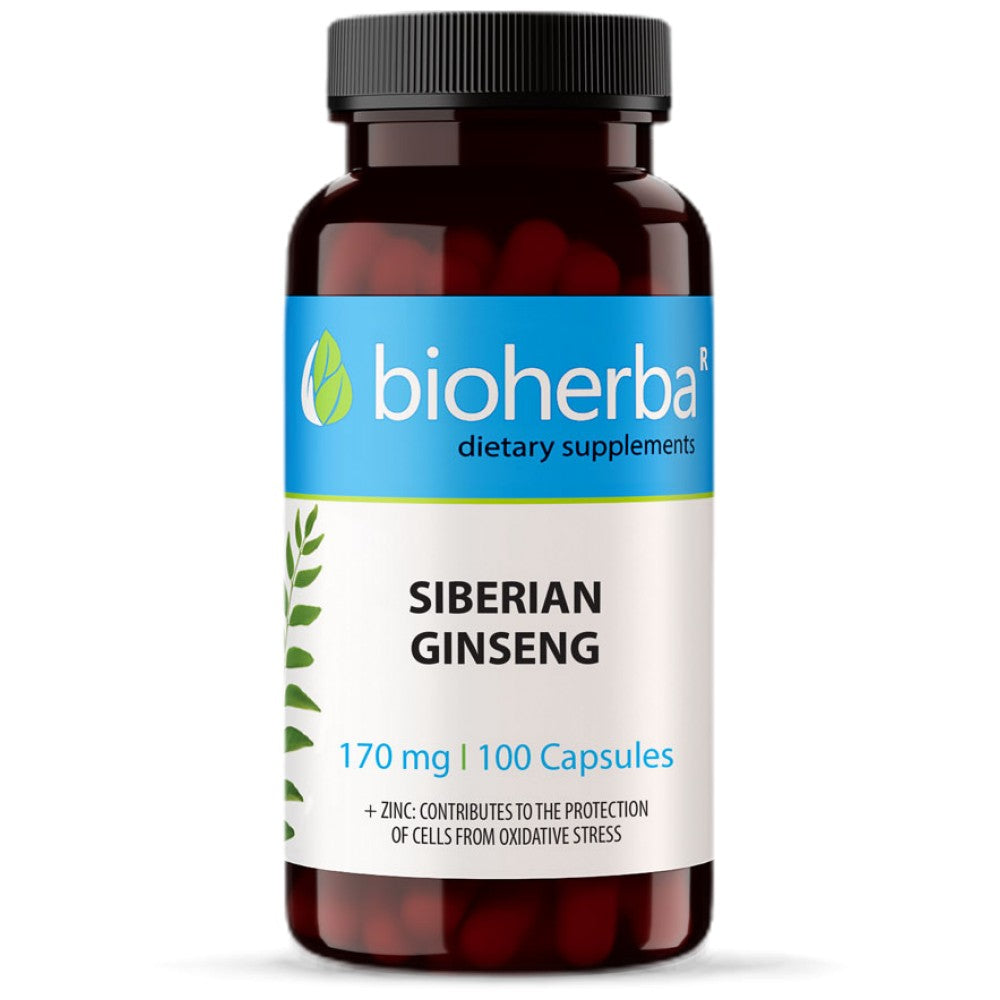 Bioherba Siberian Ginseng 170 mg - Сибирски женшен 170 mg