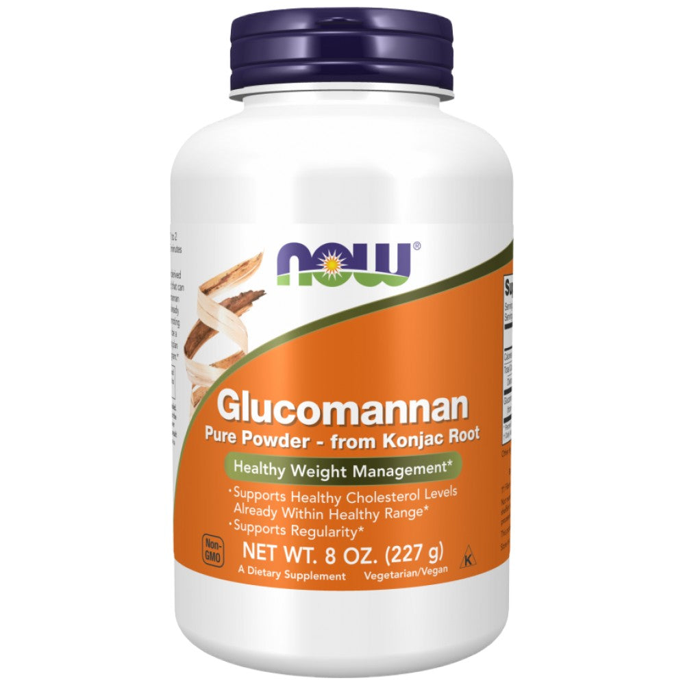 NOW Foods Glucomannan from Konjac Root Pure Powder - Глюкоманан на прах