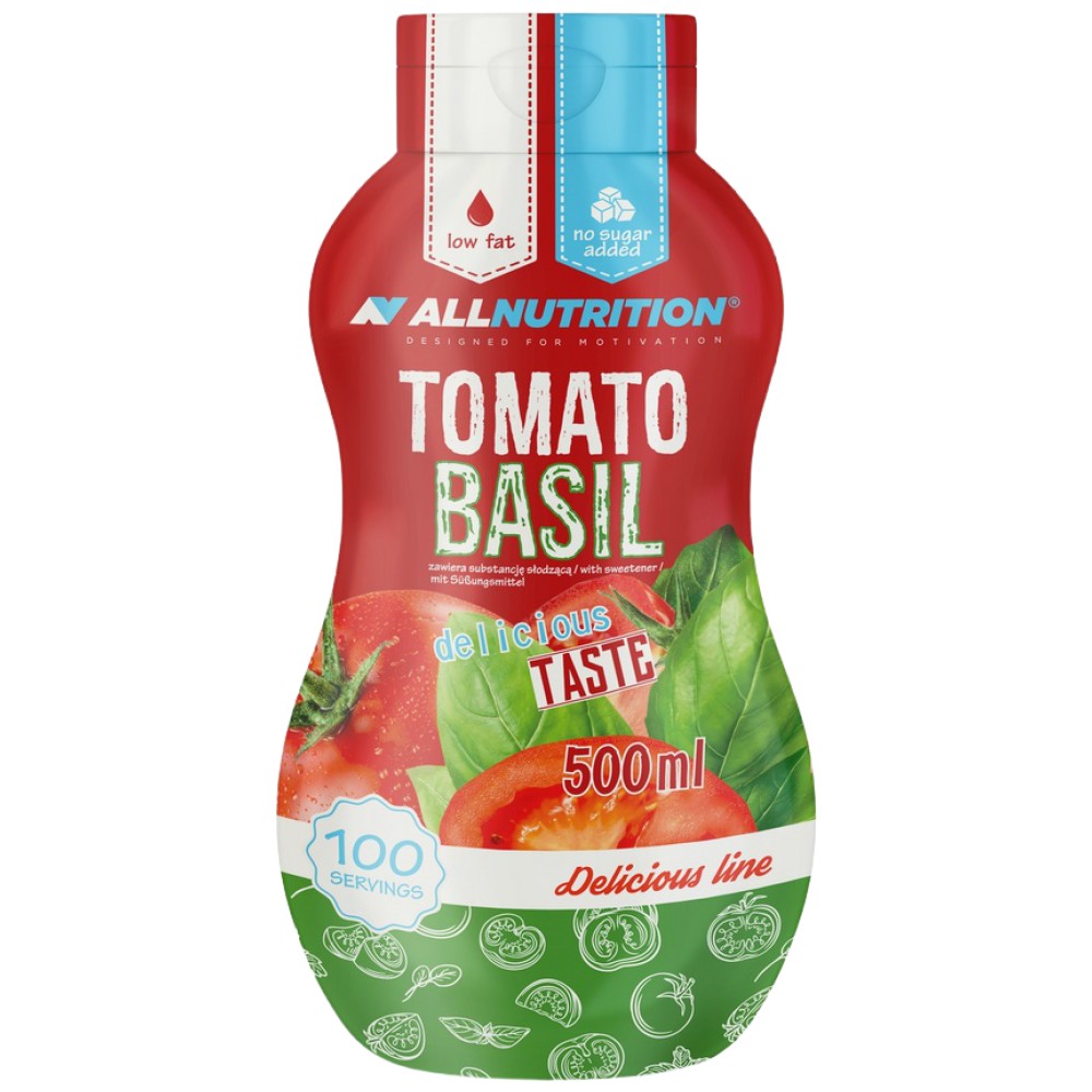 AllNutrition Sauce Zero Calorie Tomato Basil - Доматен сос без калории с босилек