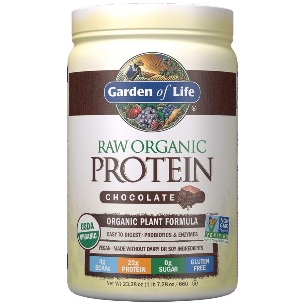 Garden Of Life RAW Protein Organic Chocolate - Био растителен протеин шоколад