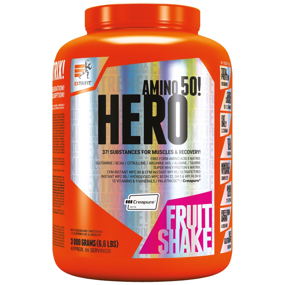 Extrifit Sports Nutrition HERO Amino 50 - Аминокиселинна олл-ин-уан формула