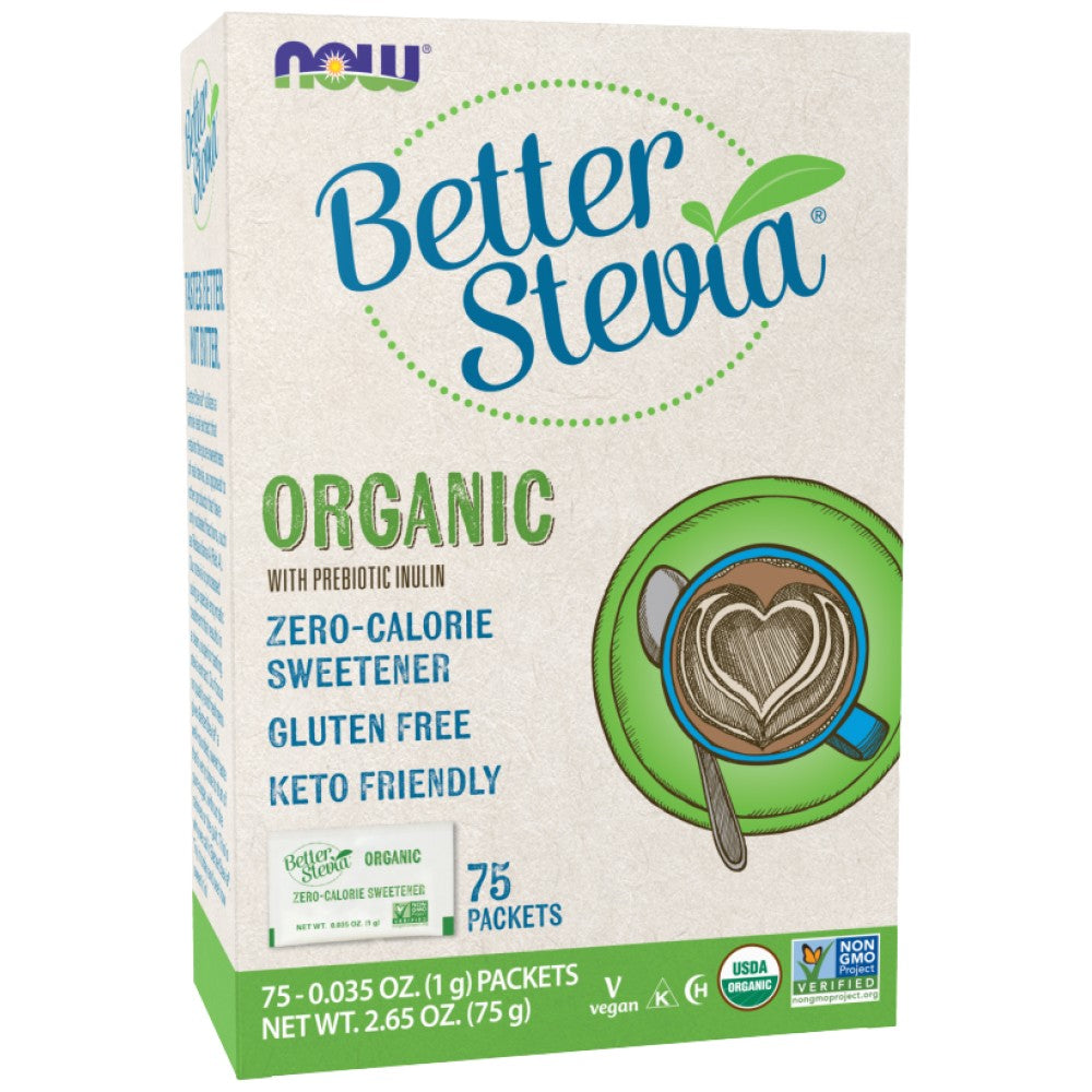 NOW Foods Better Stevia Organic - Био стевия