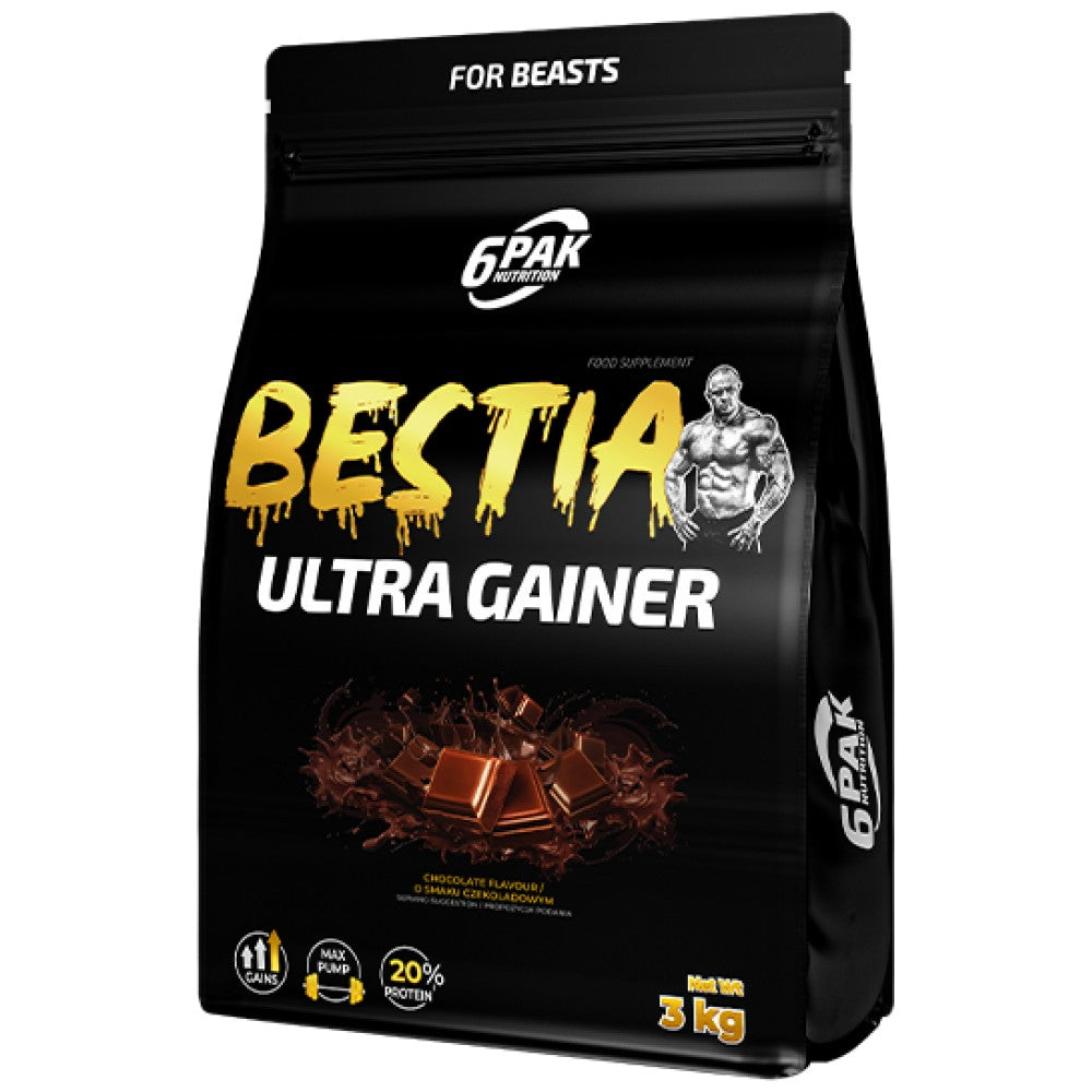 6PAK Nutrition Bestia Ultra Gainer - Гейнър за маса