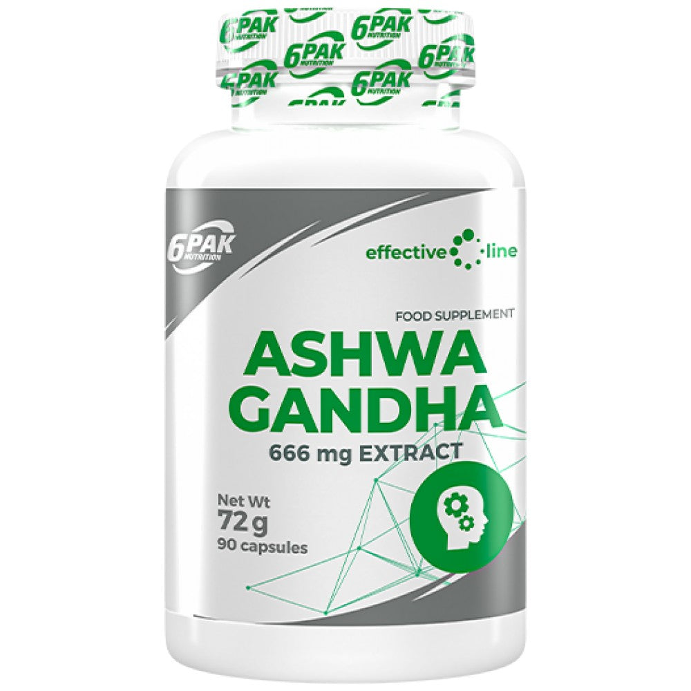 6PAK Nutrition Ashwagandha 666 mg - Ашваганда 666 mg