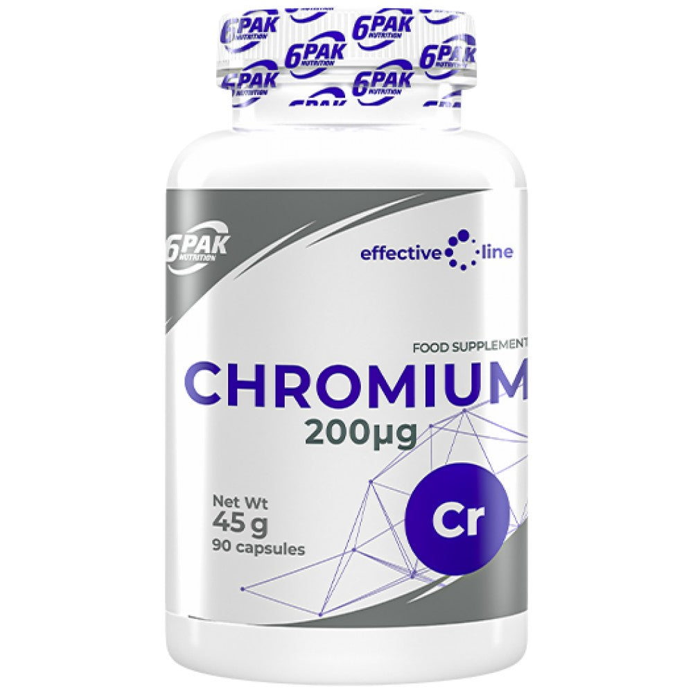 6PAK Nutrition Chromium 200 mcg - Хром 200 mcg