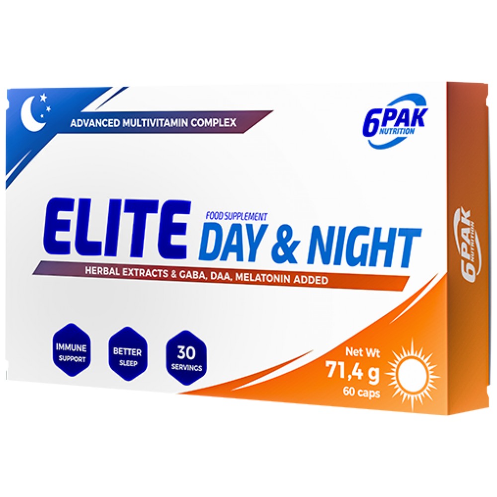 6PAK Nutrition Elite Day & Night Advanced Multivitamin Complex - Мултивитамини ден и нощ