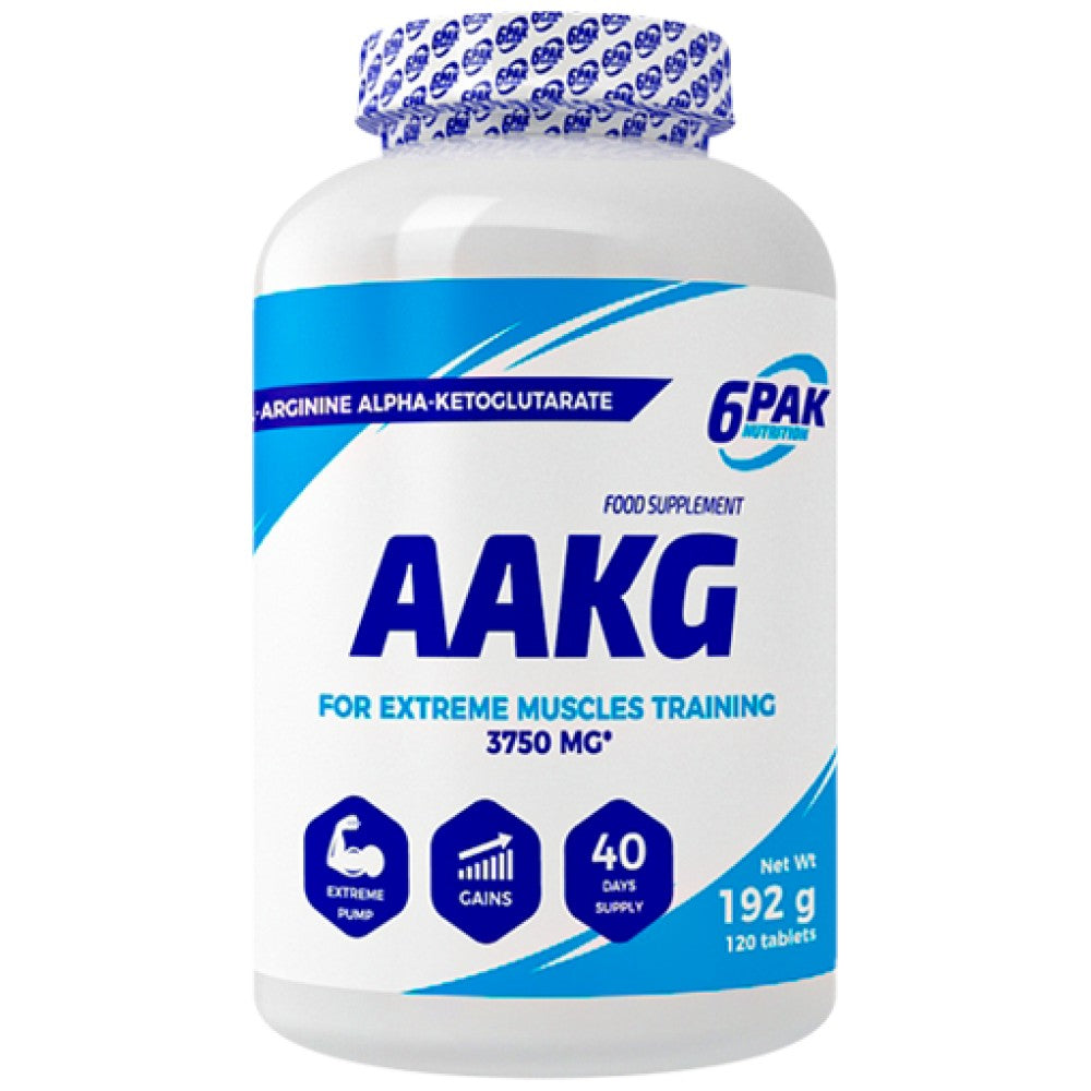 6PAK Nutrition AAKG Caps 1000 mg - Аргинин AKG капсули 1000 mg