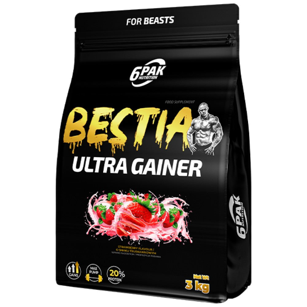 6PAK Nutrition Bestia Ultra Gainer - Гейнър за маса