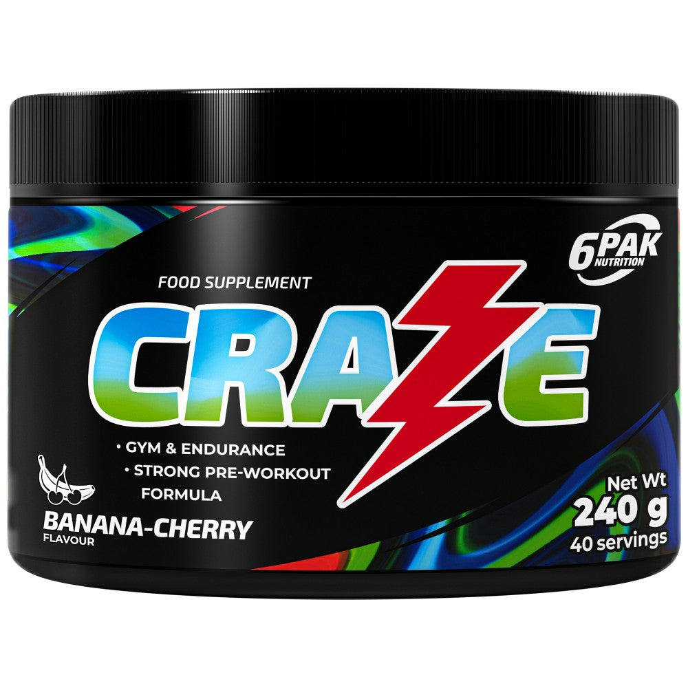 6PAK Nutrition Craze Pre-Workout - Предтренировъчна формула