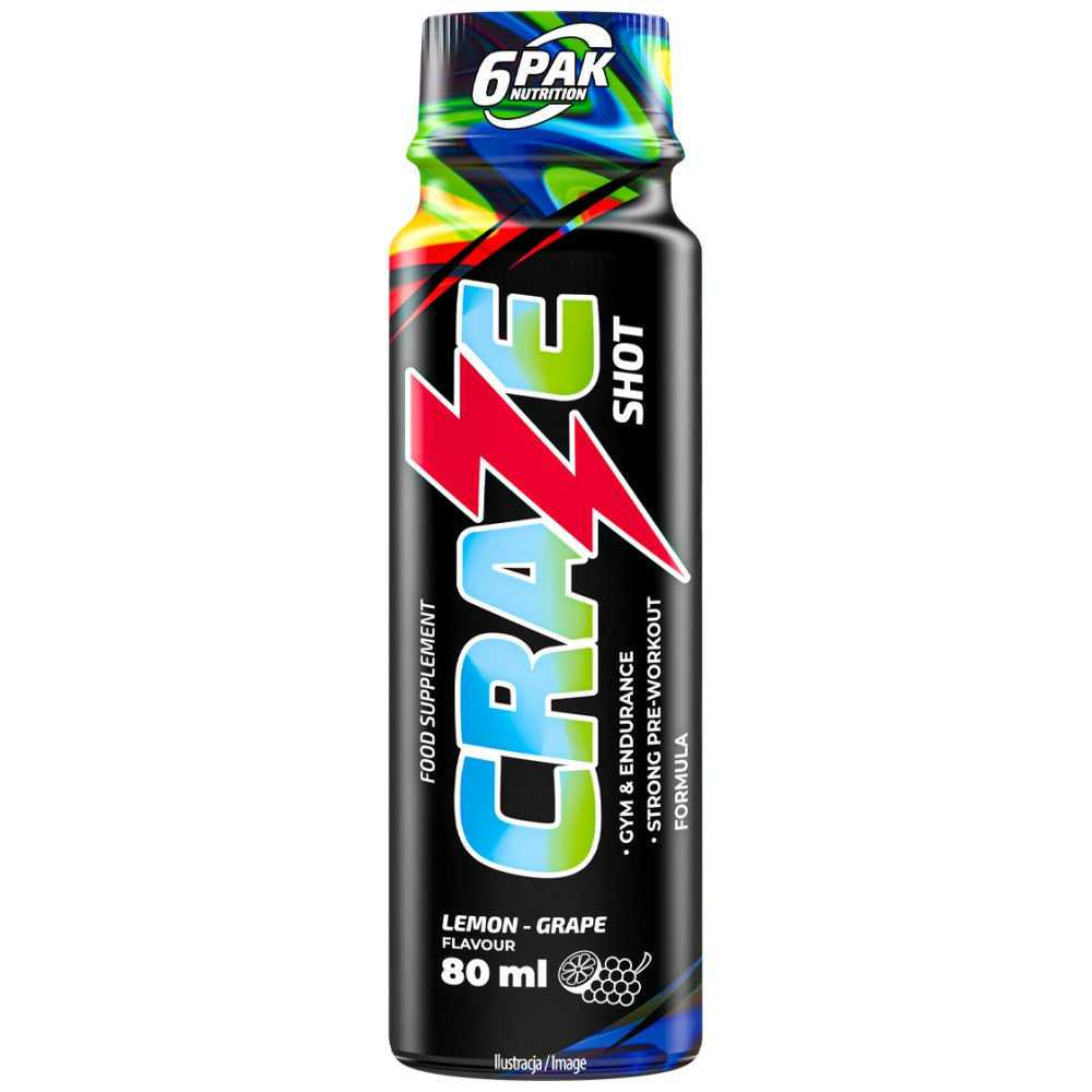6PAK Nutrition Craze Shot - Предтренировъчен шот