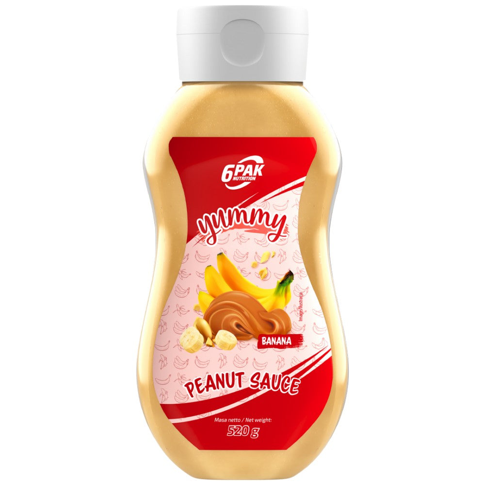 6PAK Nutrition Yummy Peanut Sauce Banana - Фъстъчен сос банан