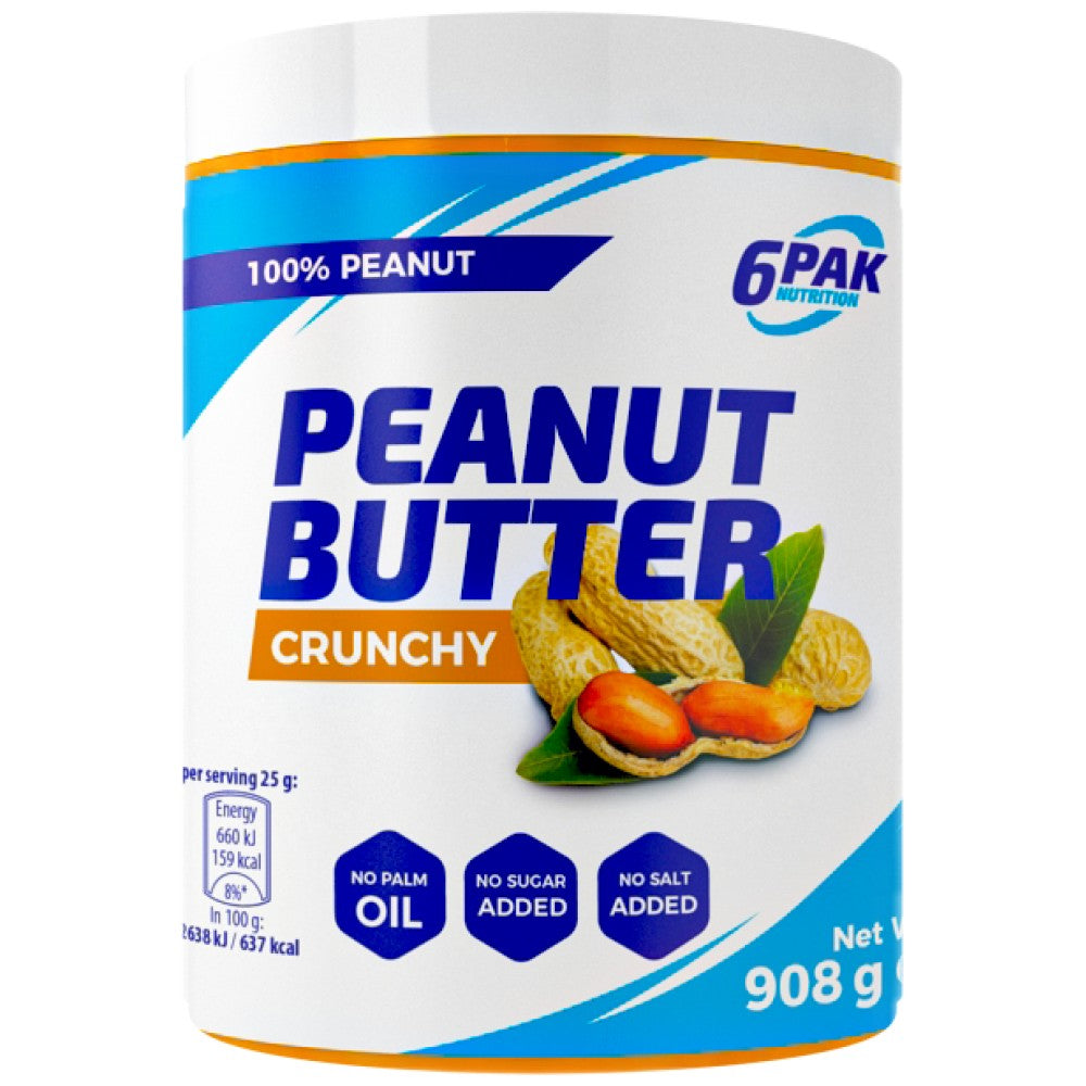 6PAK Nutrition Peanut Butter Pak Crunchy - Фъстъчено масло с парченца