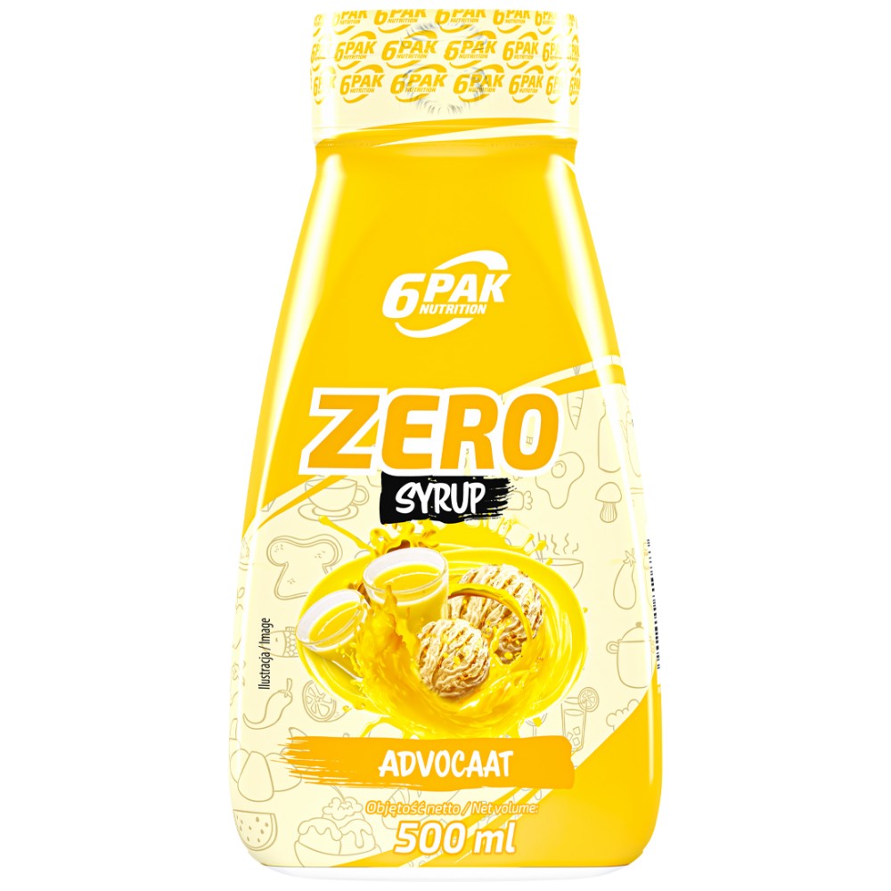 6PAK Nutrition Syrup Zero Advocaat - Сироп без калории адвокат