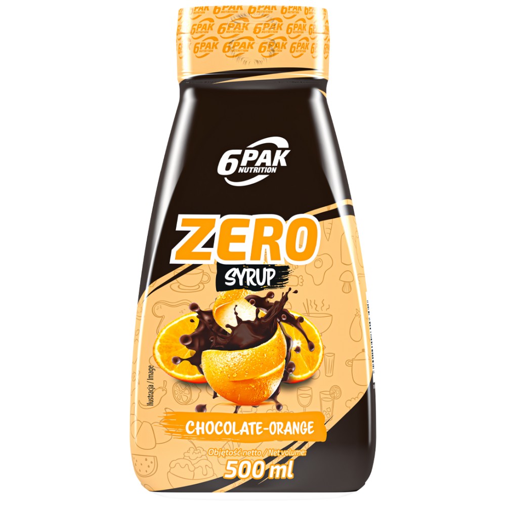 6PAK Nutrition Syrup Zero Chocolate Orange - Сироп без калории шоколад и портокал