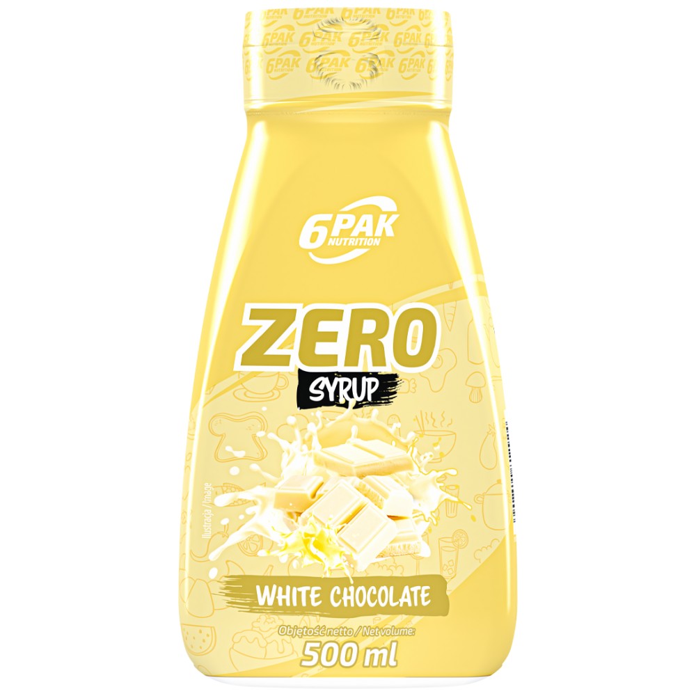 6PAK Nutrition Syrup Zero White Chocolate - Сироп без калории бял шоколад