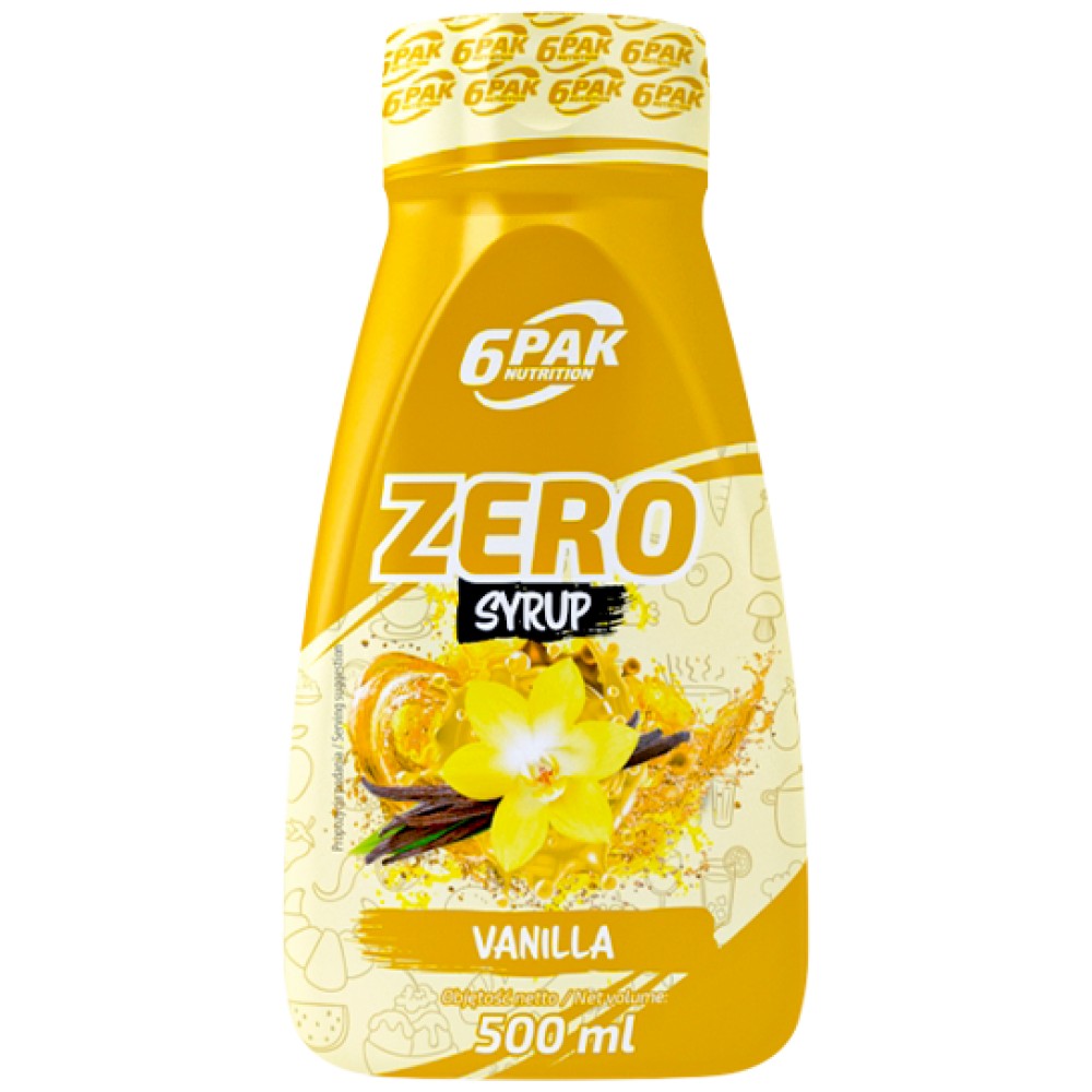 6PAK Nutrition Syrup Zero Vanilla - Сироп без калории ванилия