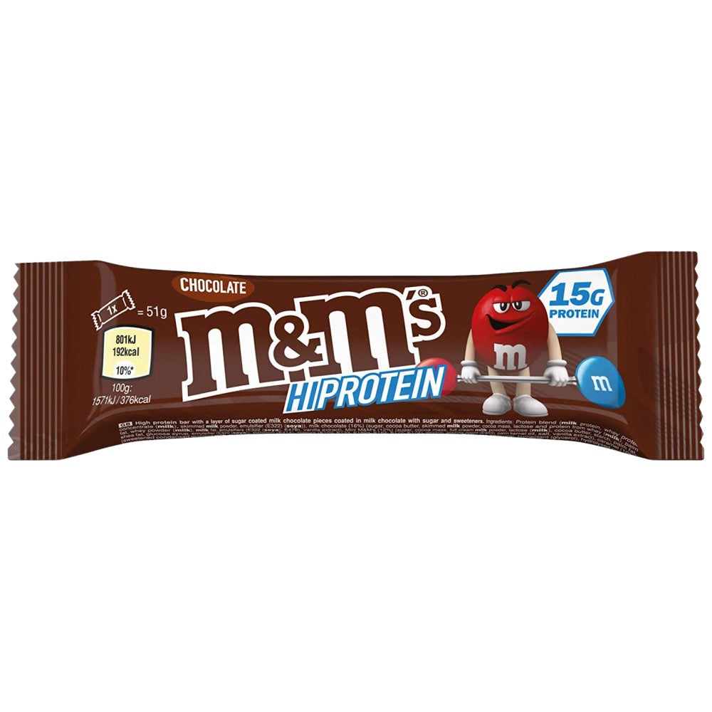 M&M's HiProtein Bar Chocolate - Протеинов бар с шоколад