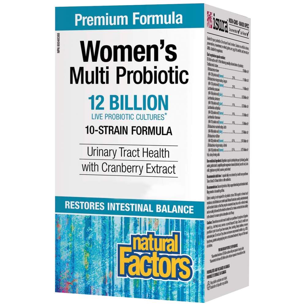 Natural Factors Women's Multi Probiotic 12 Billion - Дамски пробиотик 12 млрд.