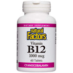 Natural Factors Vitamin B12 Cyanocobalamin 1000 mcg - Витамин Б12 1000 mcg