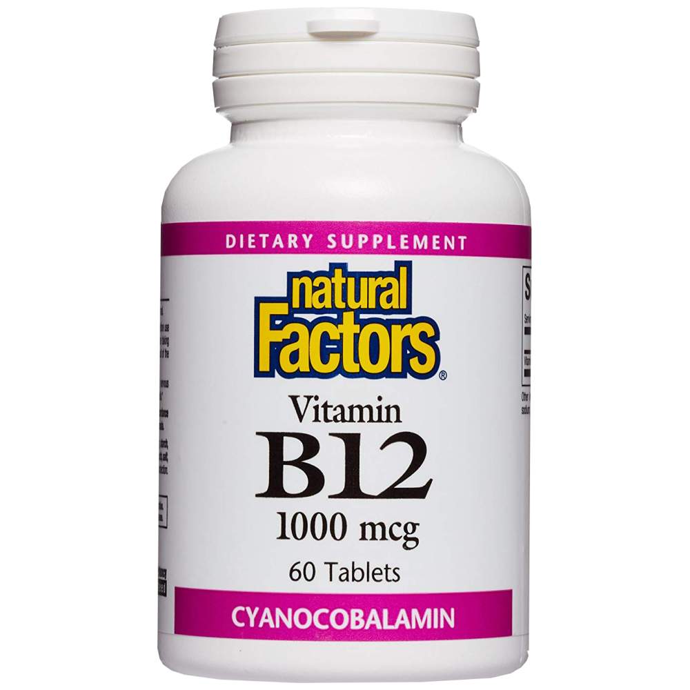 Natural Factors Vitamin B12 Cyanocobalamin 1000 mcg - Витамин Б12 1000 mcg