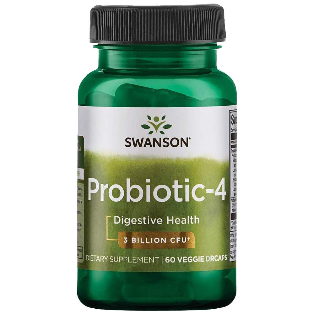 SWANSON ProBiotic 4 3 Billion CFU - Пробиотик 3 млрд. клетки