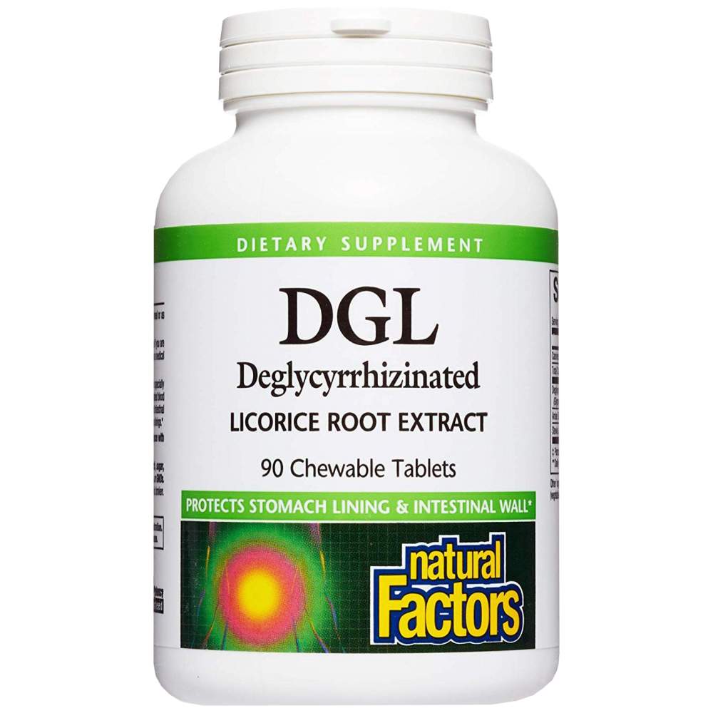 Natural Factors DGL 400 mg - Женско биле DGL 400 mg