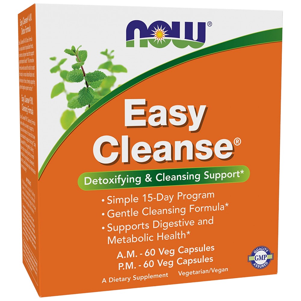 NOW Foods Easy Cleanse Kit AM/PM - Детокс комплект ден и нощ