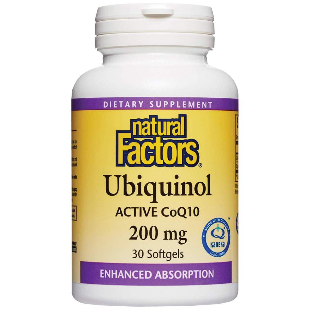 Natural Factors Ubiquinol Active CoQ10 200 mg - Убиквинол 200 mg