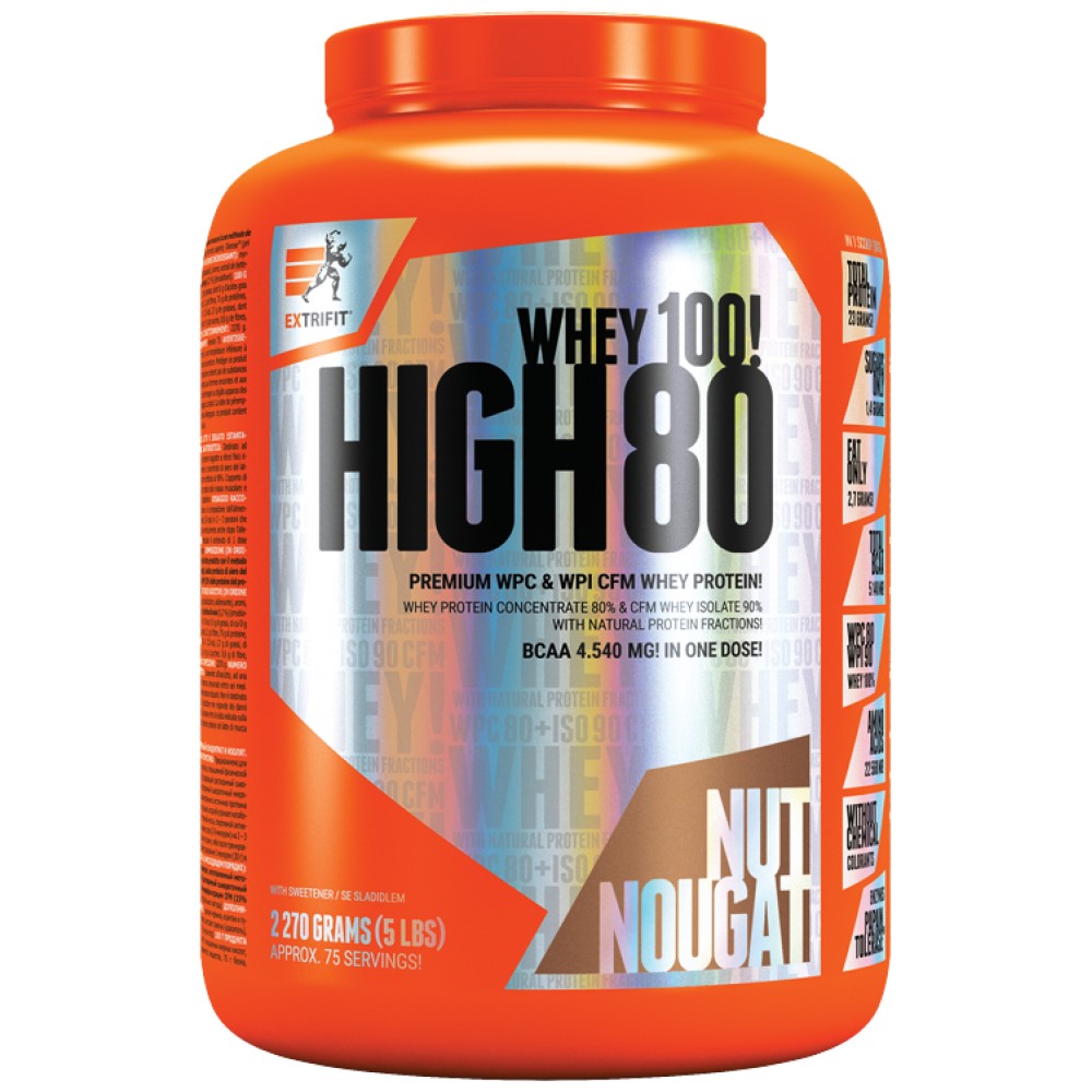 Extrifit Sports Nutrition High Whey 80 - Суроватъчен протеин концентрат 80%