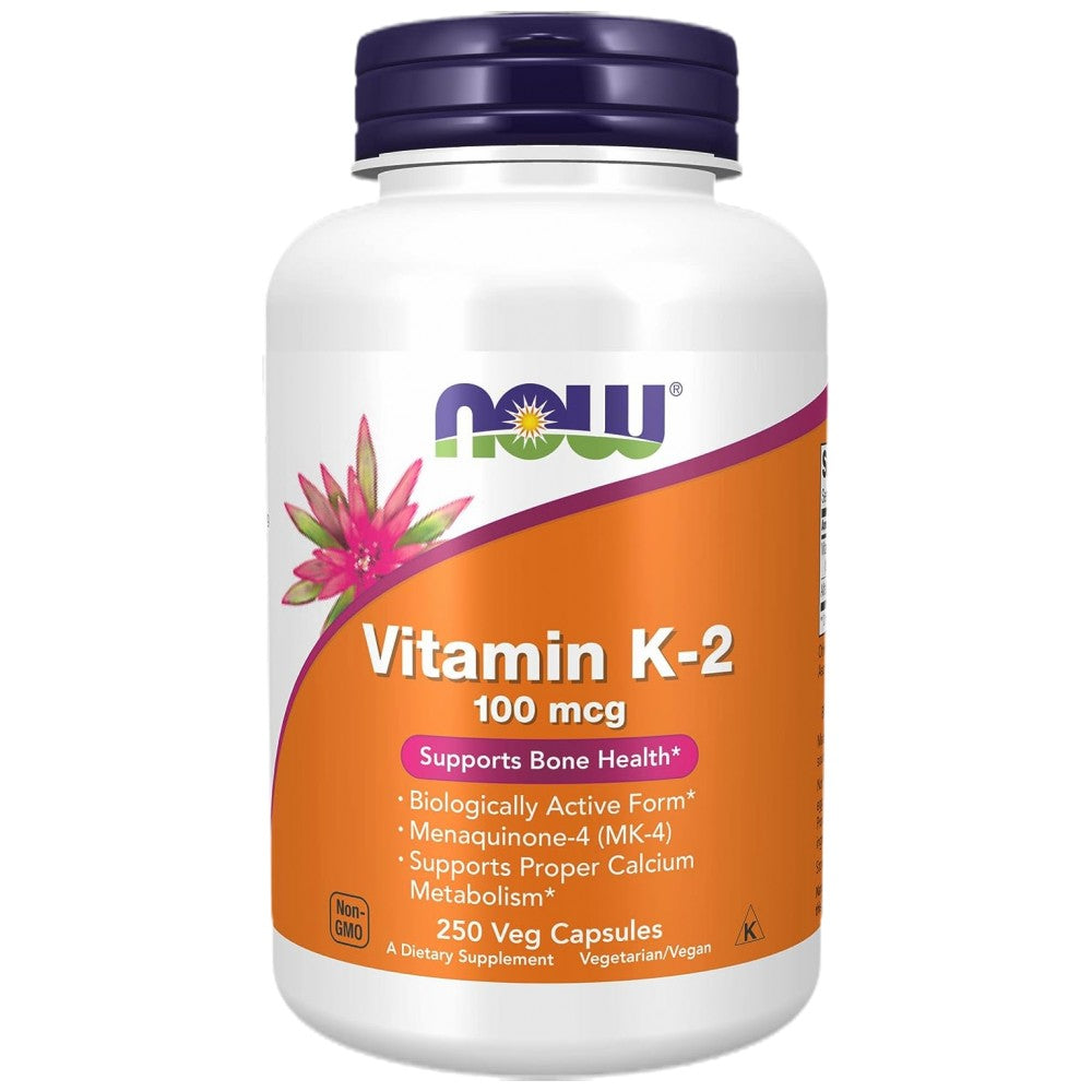 NOW Foods Vitamin K-2 100 mcg - Витамин К2 100 mcg