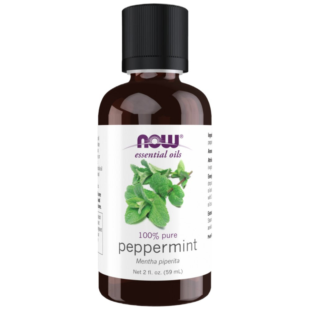 NOW Foods Peppermint Oil 100% Pure - Етерично масло от мента