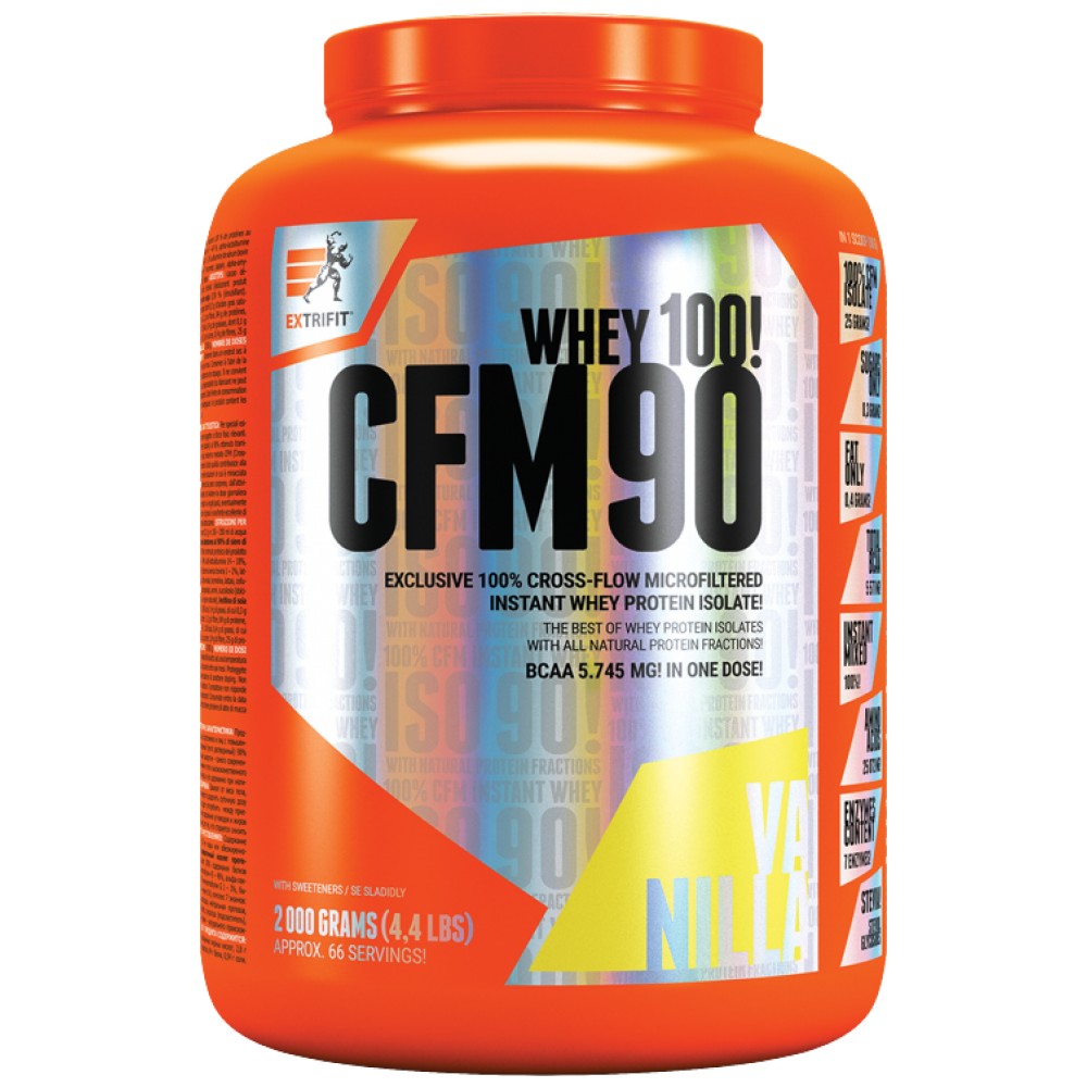 Extrifit Sports Nutrition ISO 90 CFM Instant Whey - Суроватъчен изолат CFM
