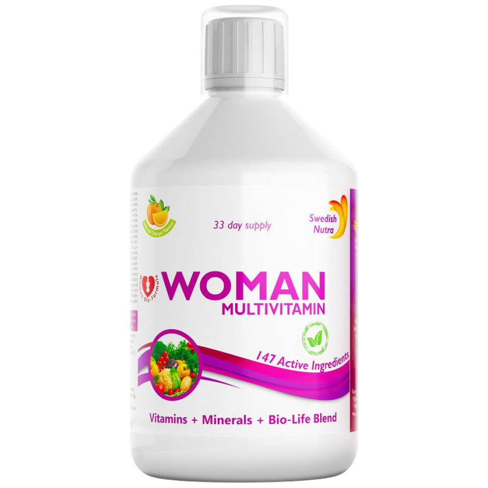 Swedish Nutra Woman Multivitamin Vitamins + Minerals + Bio-Life Blend - Мултивитамини за жени