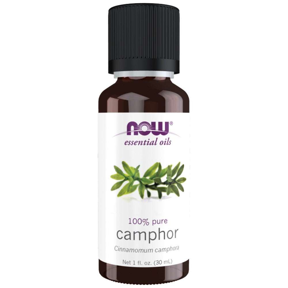 NOW Foods Camphor Oil | 100% Pure Cinnamomum Camphora - Камфорово масло