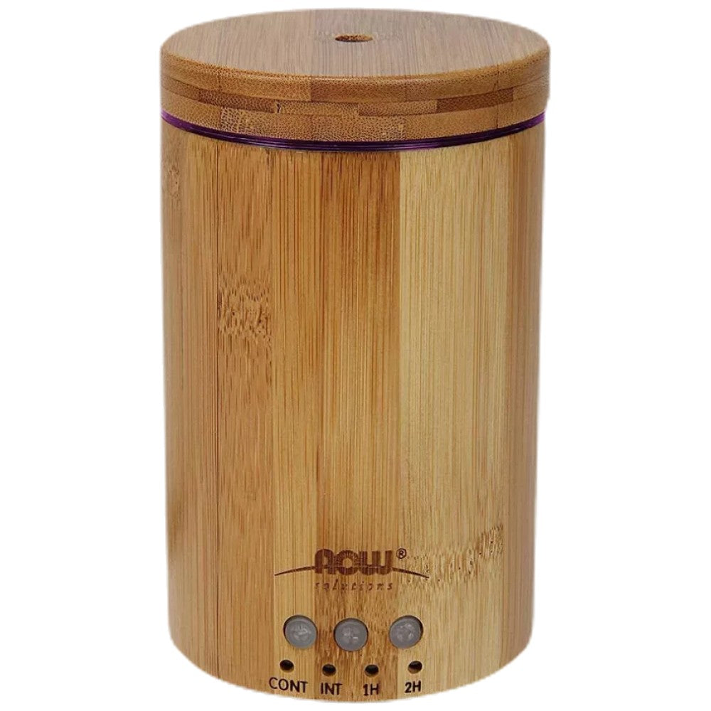 NOW Foods Ultrasonic Real Bamboo Essential Oil Diffuser - Дифузер за етерични масла бамбук