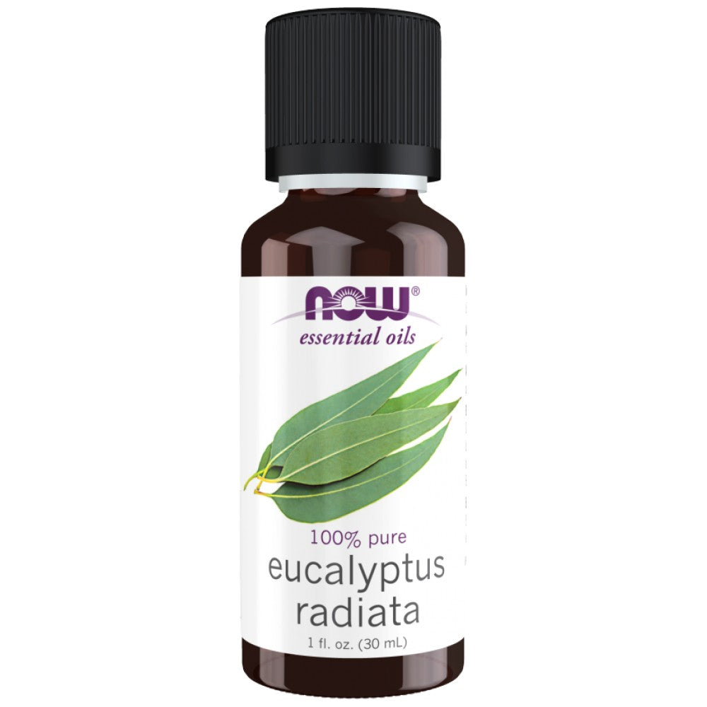 NOW Foods Eucalyptus Radiata Oil 100% Pure - Етерично масло от евкалипт радиата