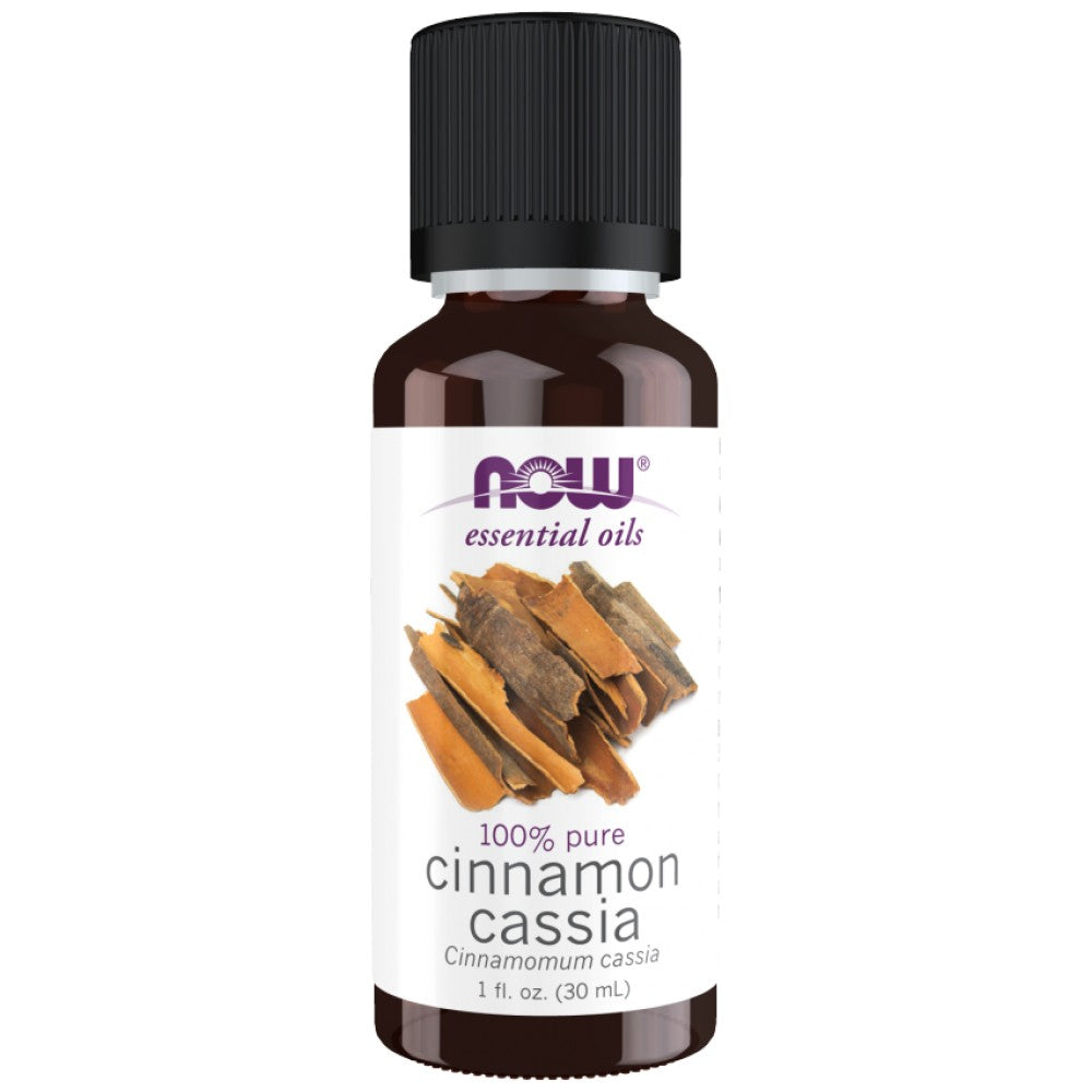 NOW Foods Cinnamon Cassia Oil 100% Pure - Етерично масло от канела