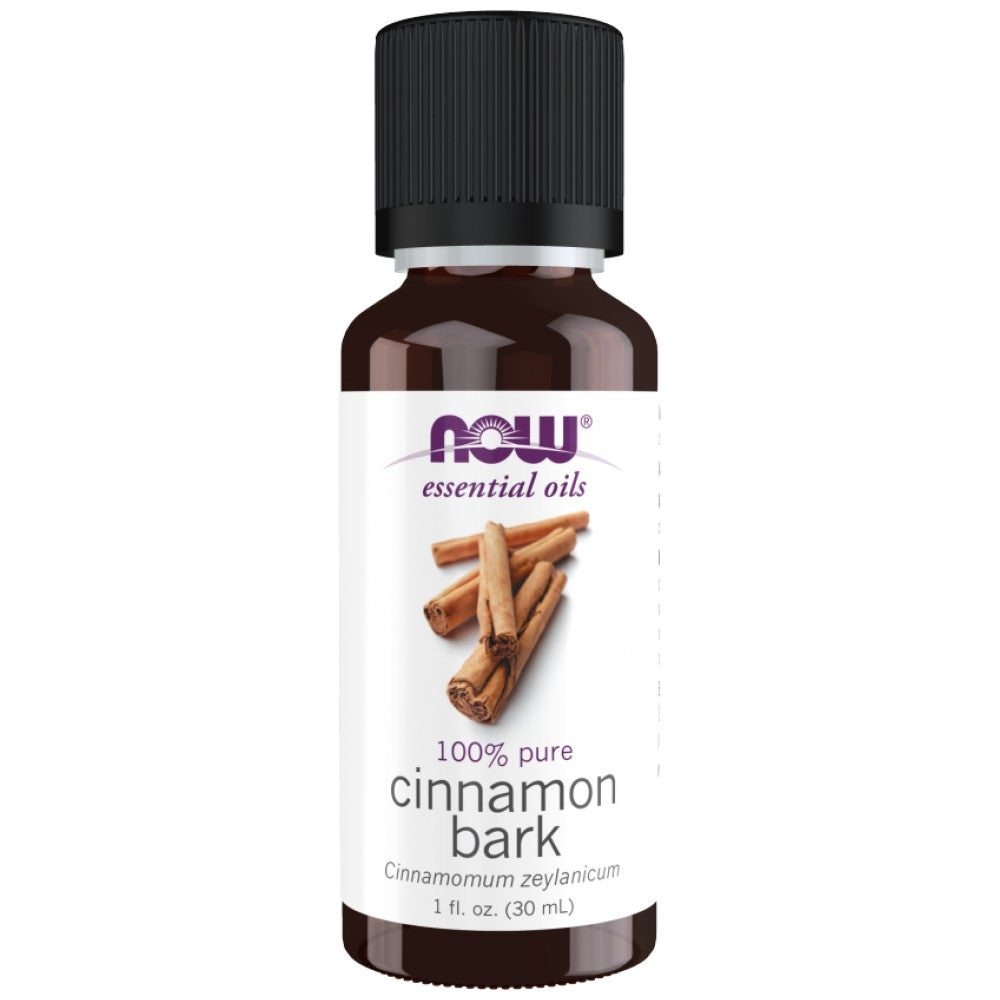 NOW Foods Cinnamon Bark Oil | 100% Pure Cinnamomum Zeylanicum - Масло от канелена кора