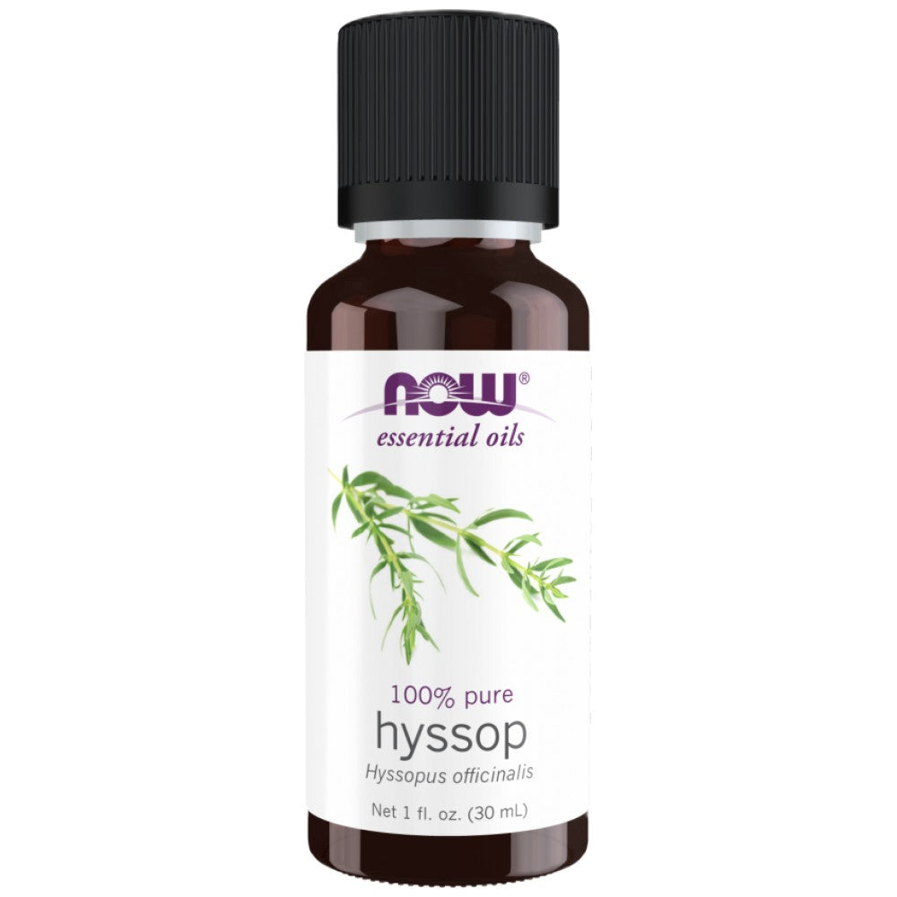 NOW Foods Hyssop Oil 100% Pure - Етерично масло от исоп