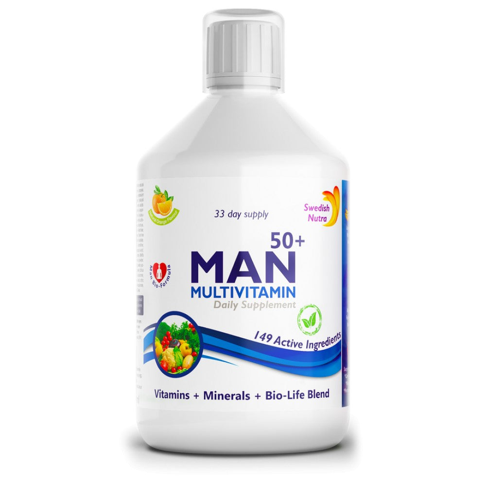 Swedish Nutra Man Multivitamin 50+ - Мултивитамини за мъже над 50