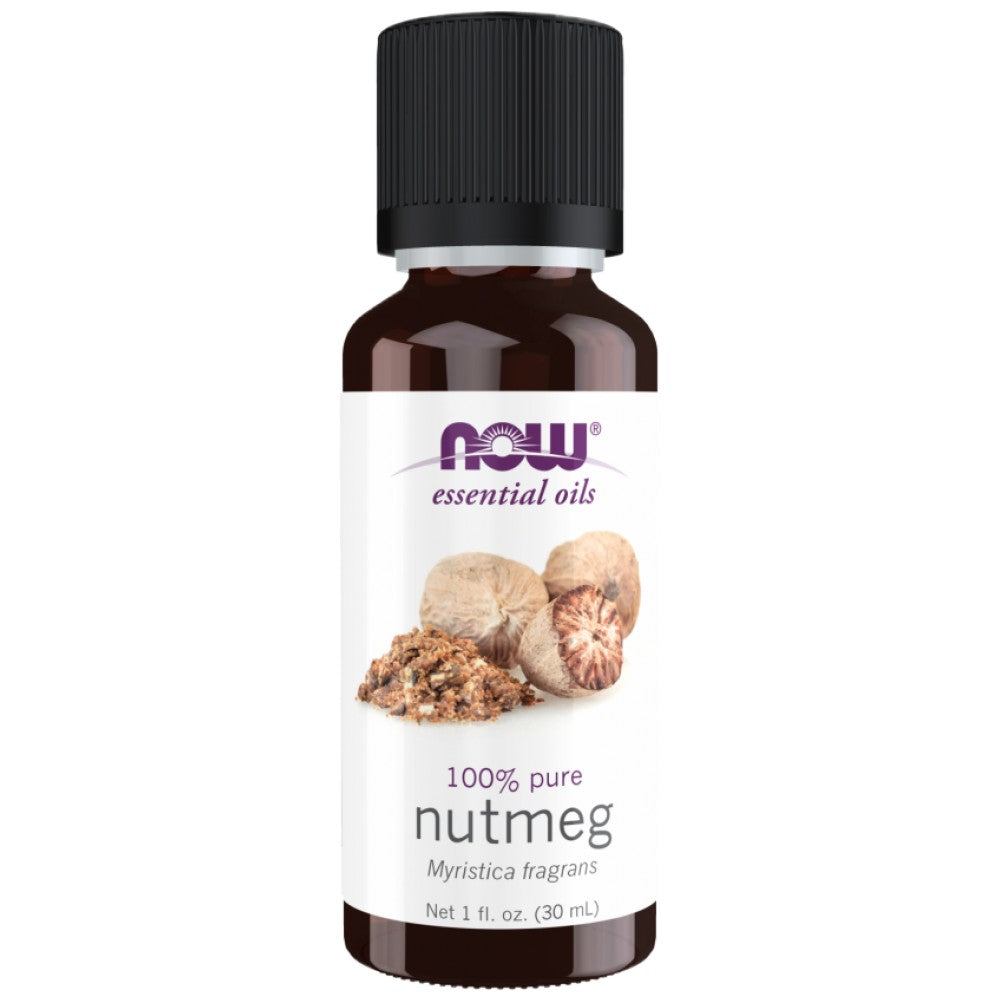 NOW Foods Nutmeg Oil 100% Pure - Етерично масло от индийско орехче