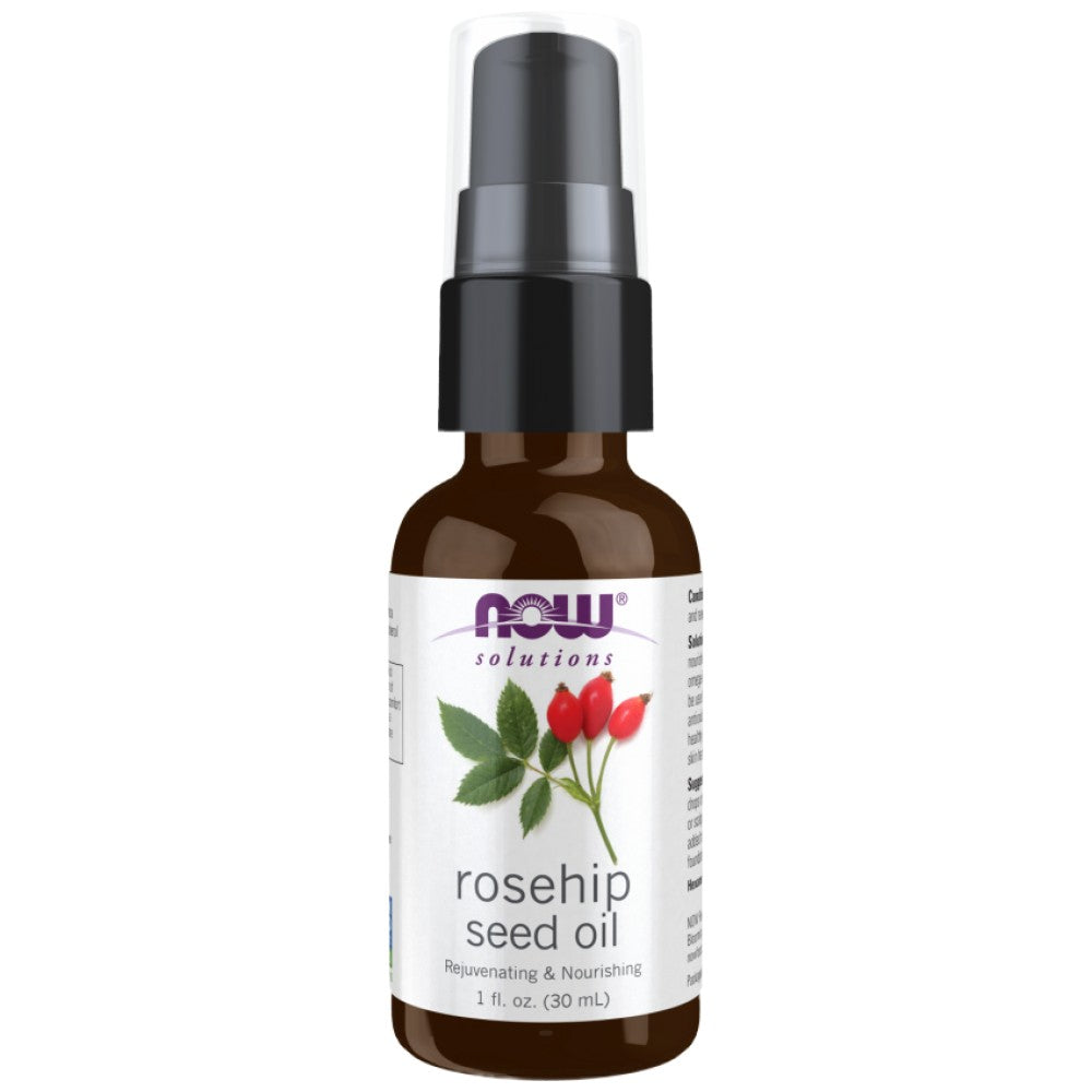 NOW Foods Rose Hip Seed Oil 100% Pure - Масло от шипка