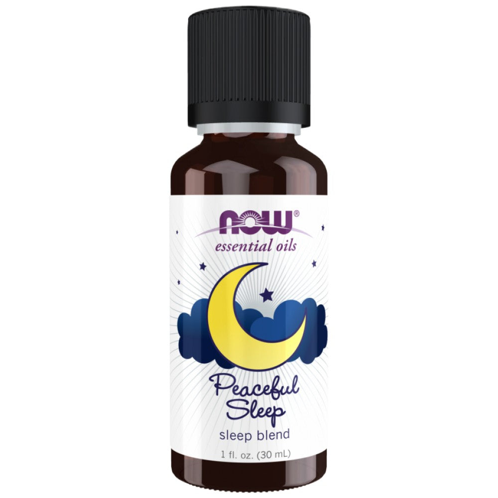 NOW Foods Peaceful Sleep Oil Blend - Ароматен бленд за сън