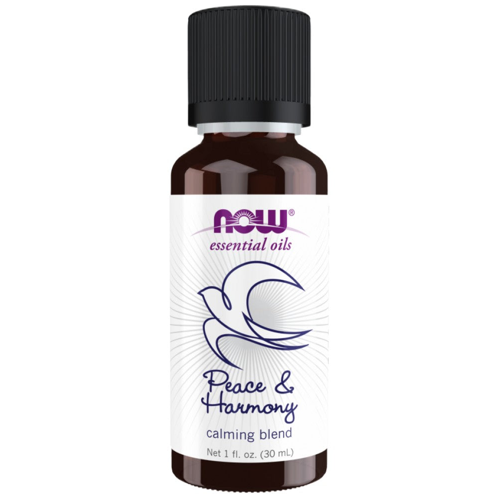 NOW Foods Peace & Harmony Calming Oil Blend - Успокояващ ароматен бленд