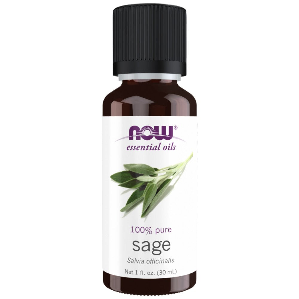 NOW Foods Sage Oil 100% Pure - Етерично масло от градински чай