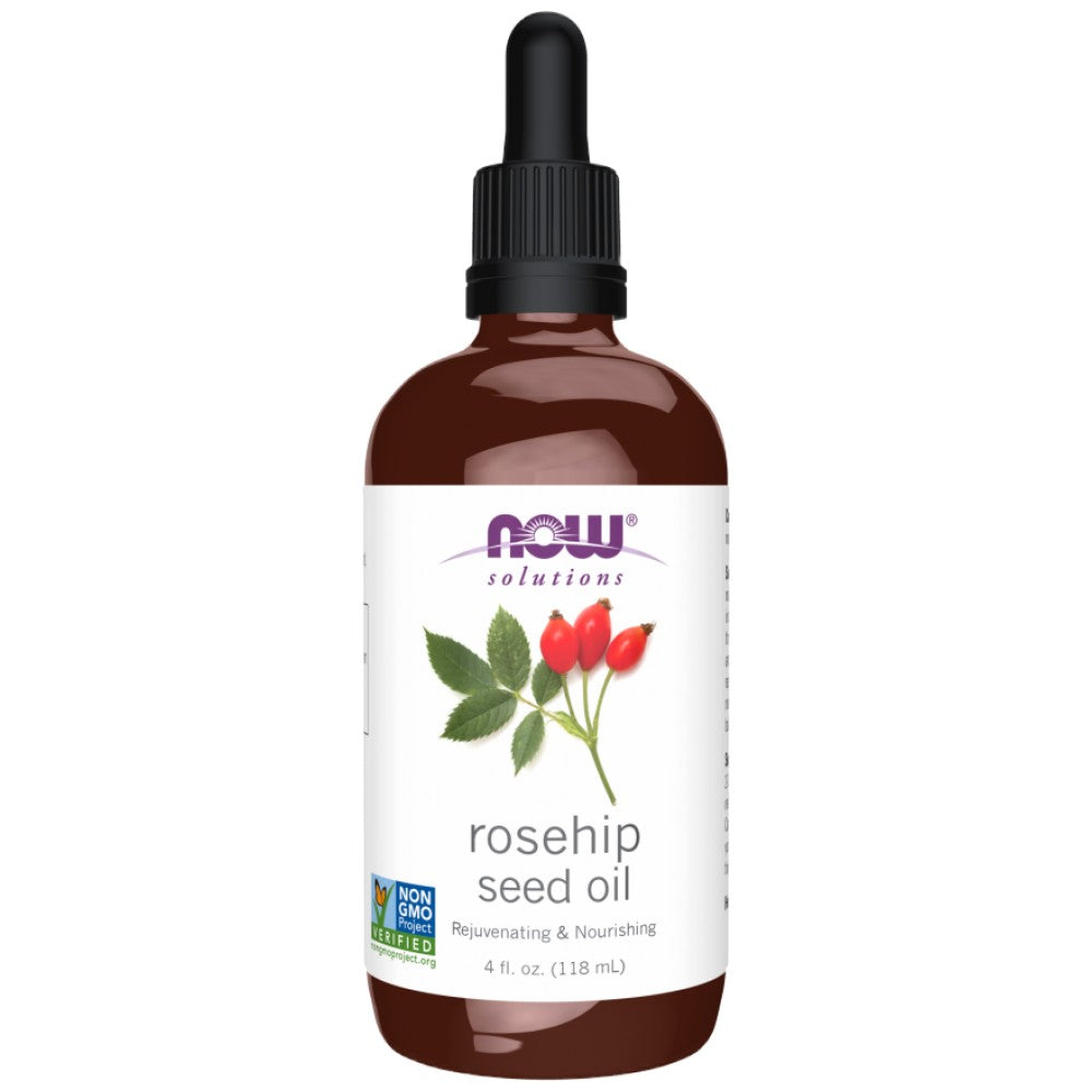 NOW Foods Rose Hip Seed Oil 100% Pure - Масло от шипка
