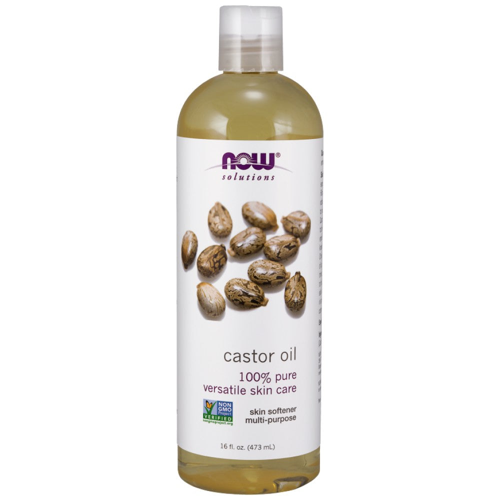 NOW Foods Castor Oil 100% Pure Versatile Skin Care - Рициново масло за кожата